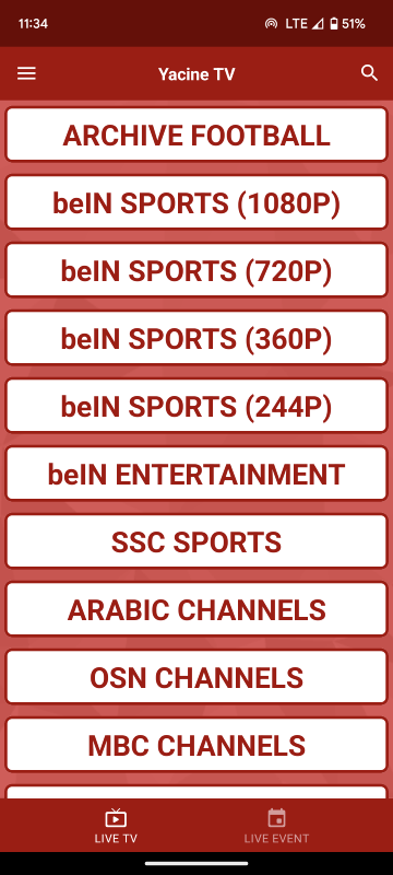 TV Channels Category